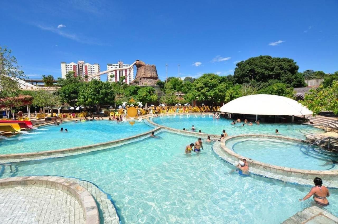Piazza Diroma Com Acesso Ao Acqua Park Em Caldas Novas Esterno foto